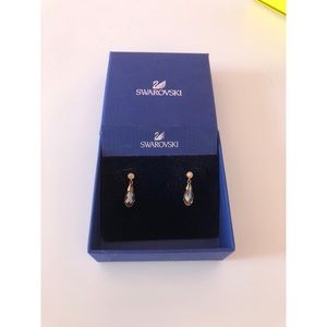 Small Swarovski Drop Earrings